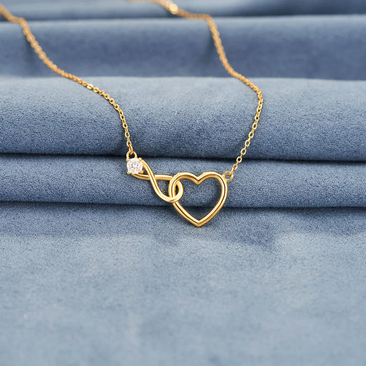 Infinity Love Heart Necklace