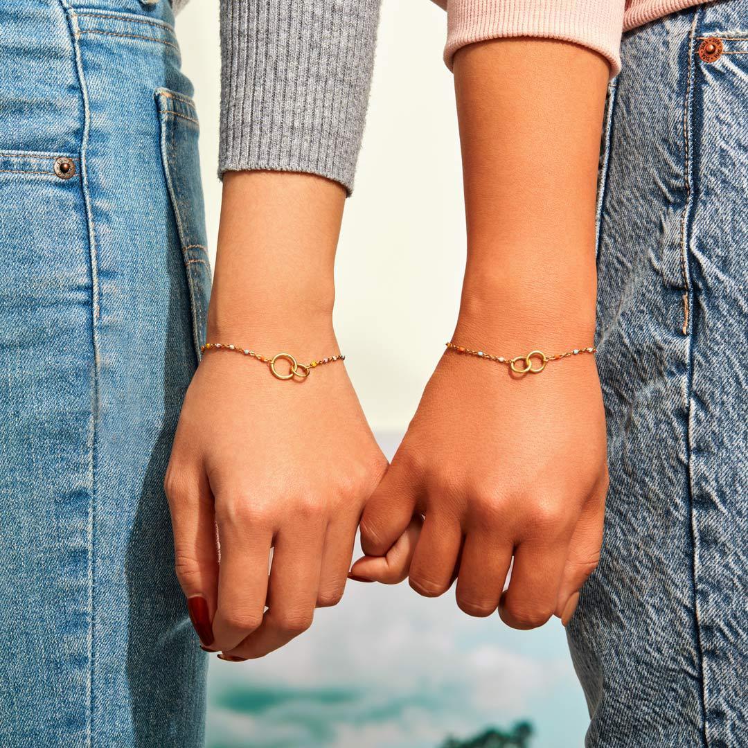 Elegant Gold & Silver Fashion Bracelet
