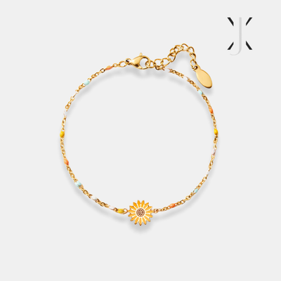 Sunflower Flower Bracelet