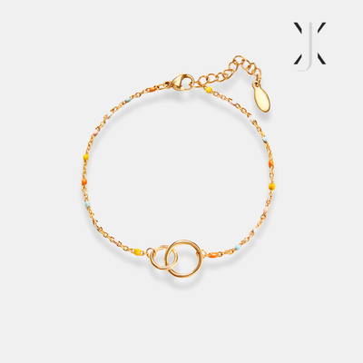 Elegant Gold & Silver Fashion Bracelet