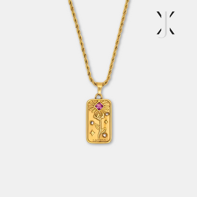 ‘Lovers’ Tarot Pendant Necklace