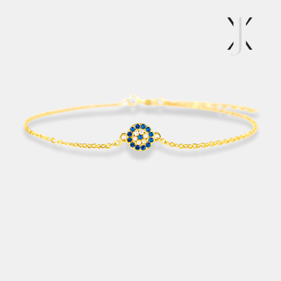 Protective Evil Eye Silver Bracelet