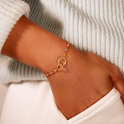 Elegant Gold & Silver Fashion Bracelet