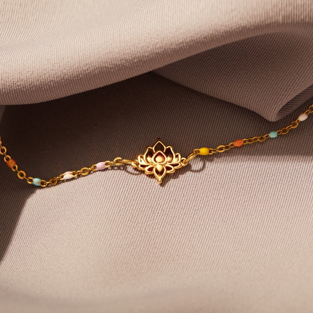 Begin Again Lotus Bracelet