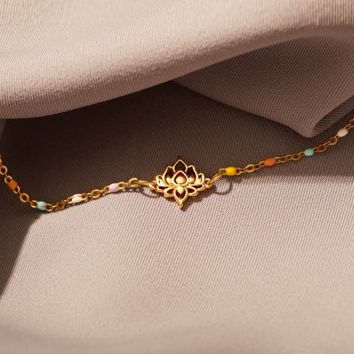 Begin Again Lotus Bracelet