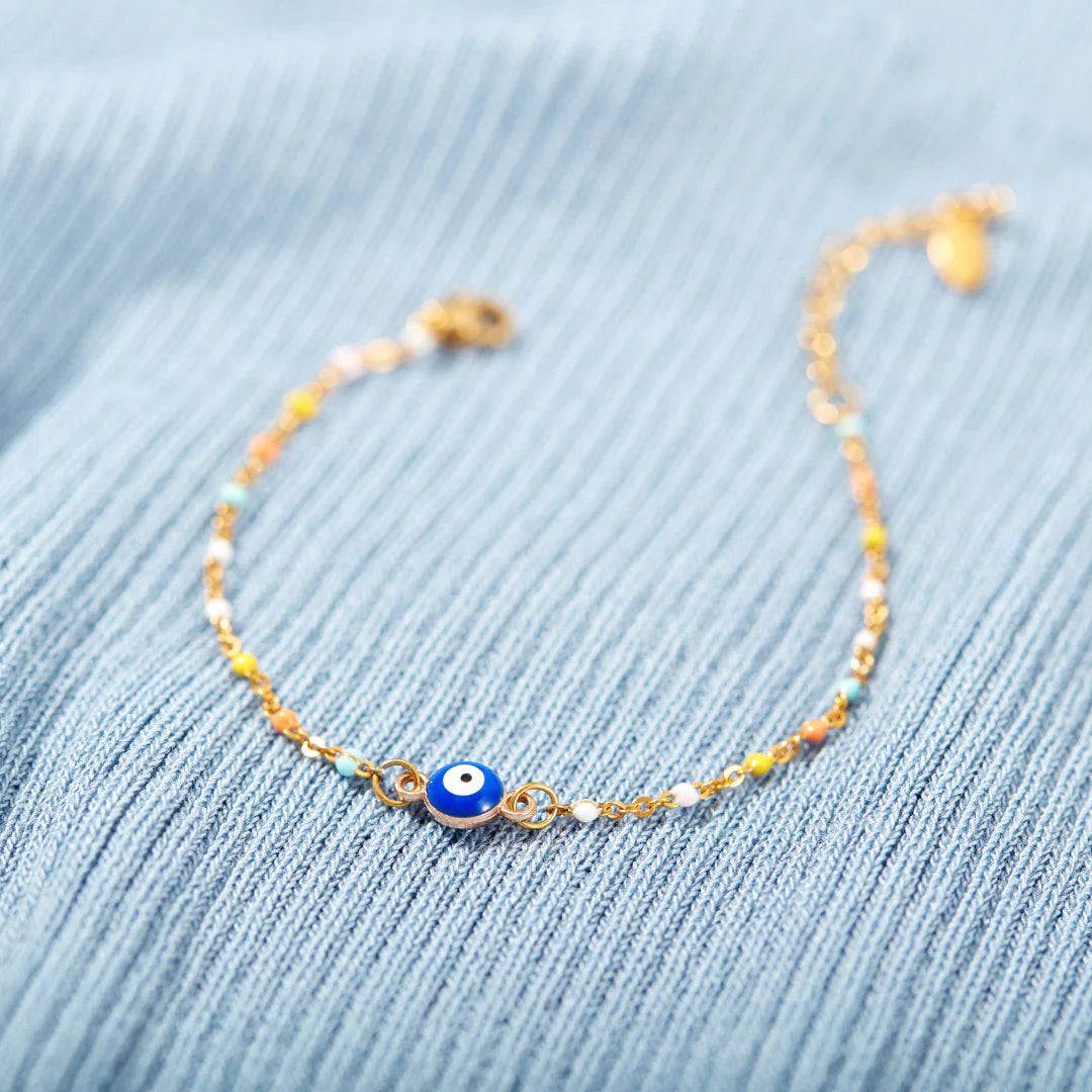 Beaded Evil Eye Bracele