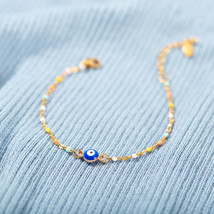 Beaded Evil Eye Bracele