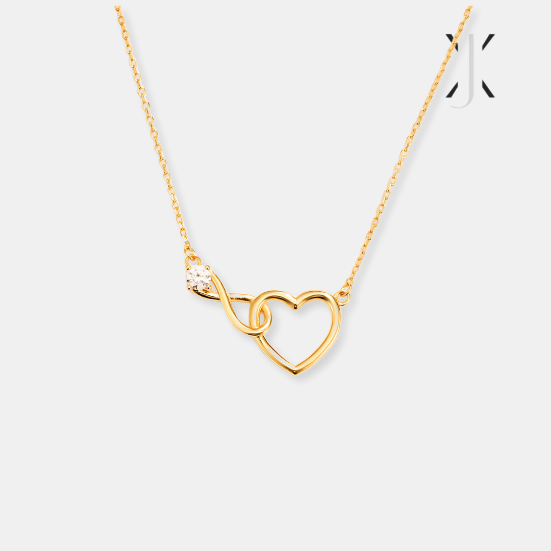 Infinity Love Heart Necklace