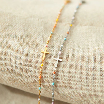 Minimalist Cross Design Bracelet