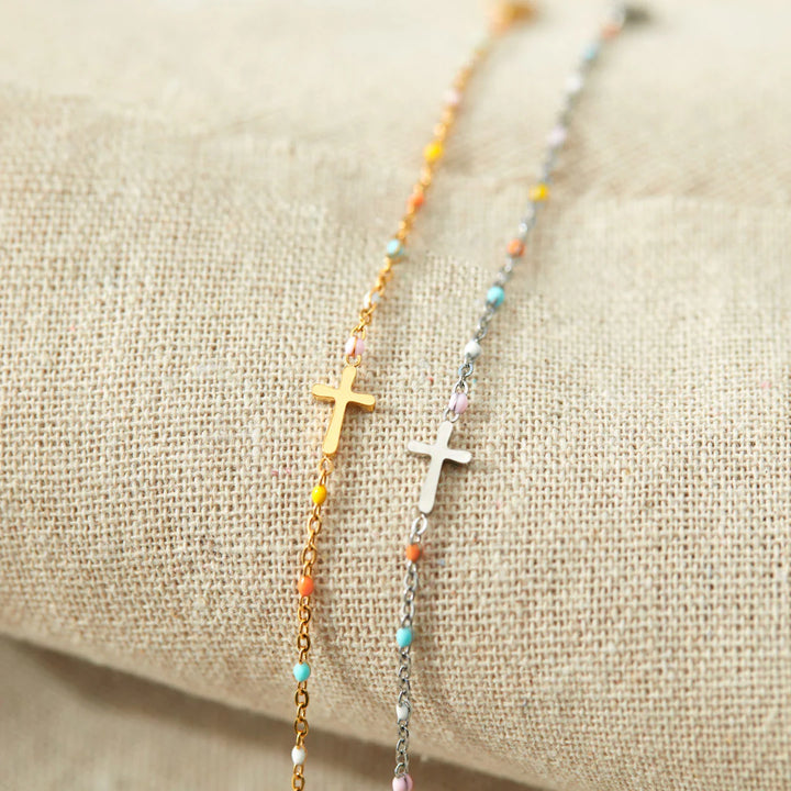 Minimalist Cross Design Bracelet