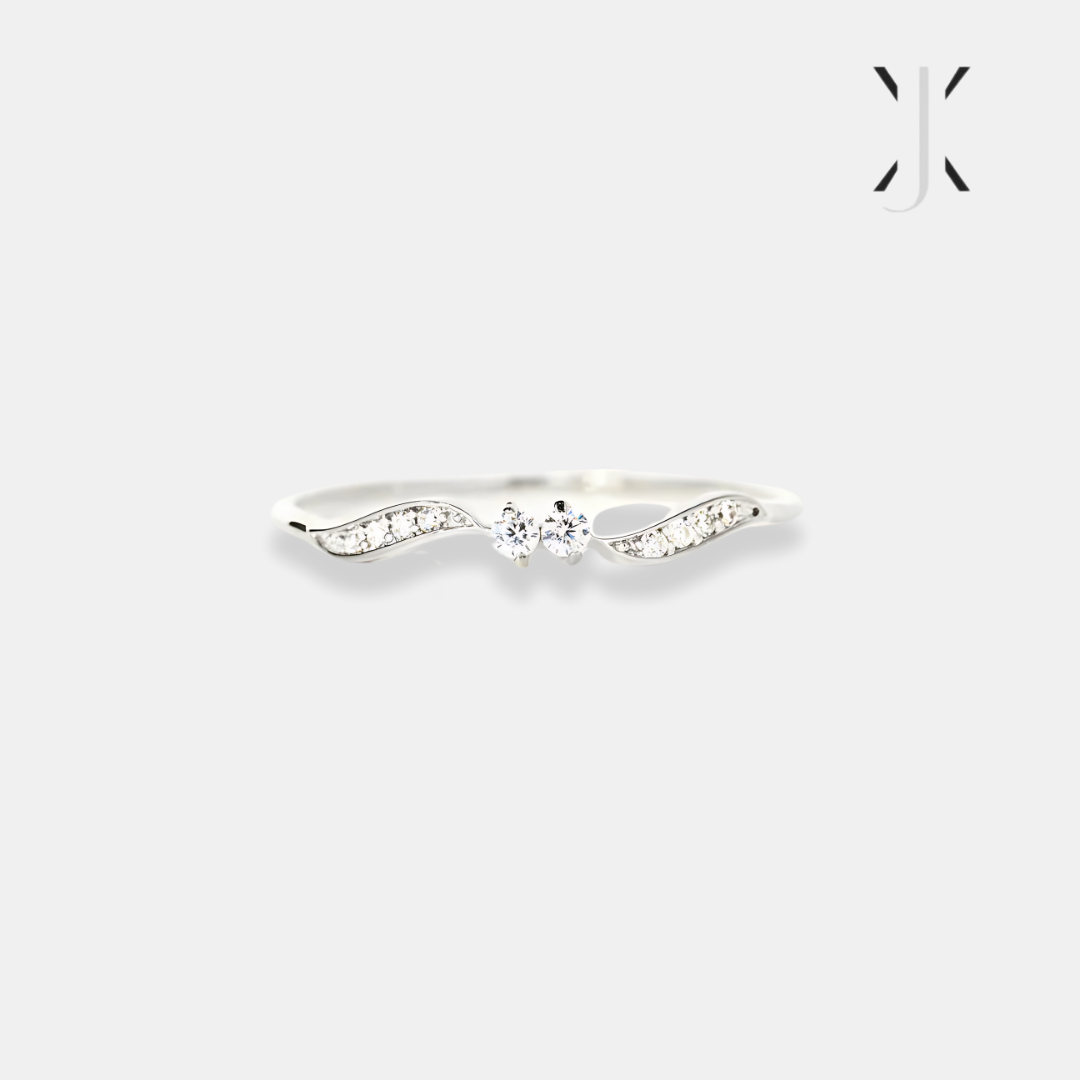 Stone Wavy Ring