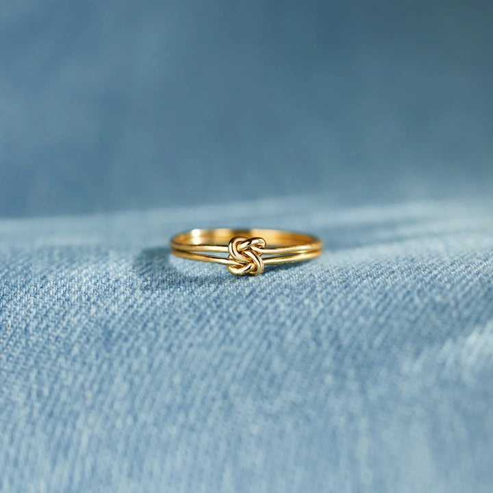 Elegant Double Knot Ring