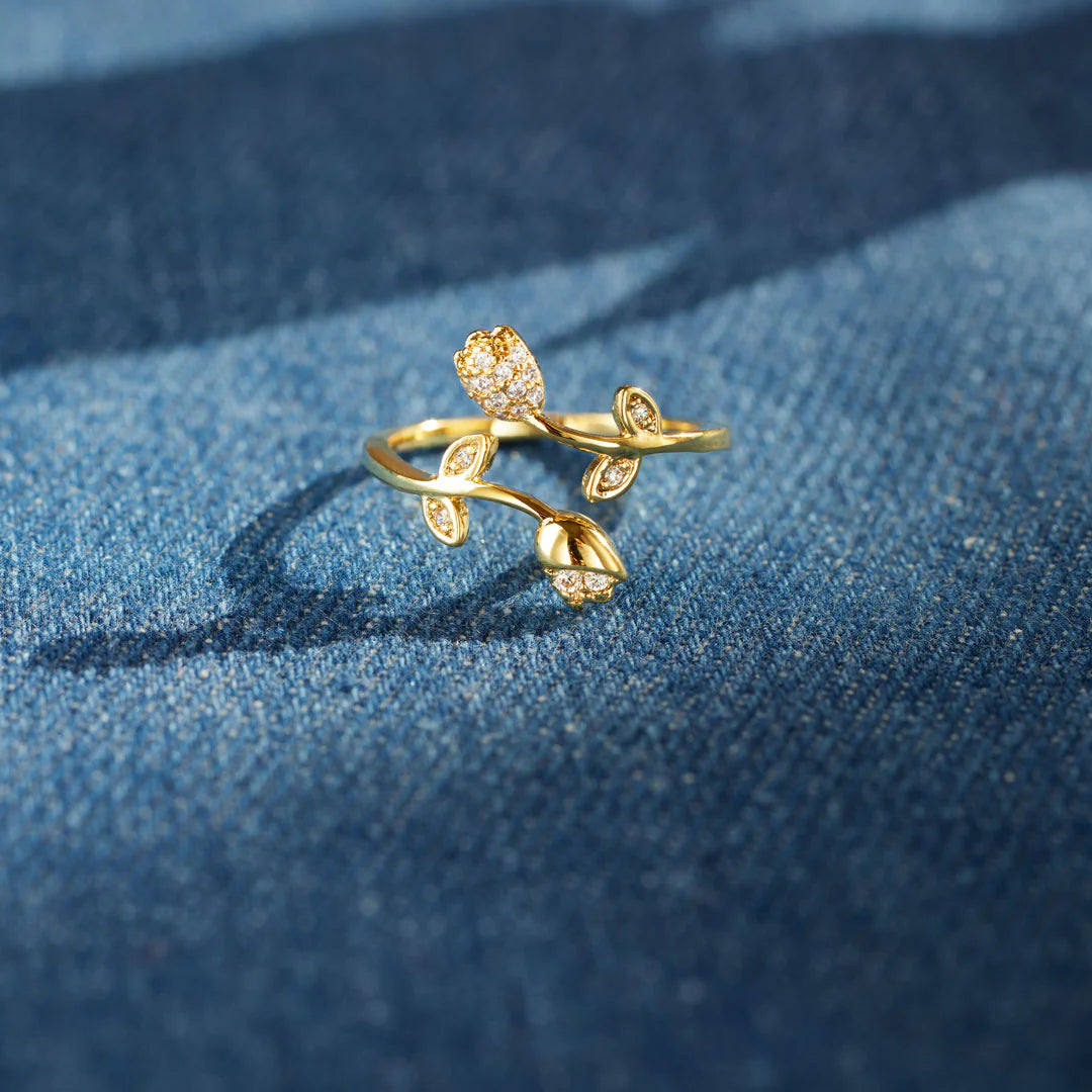 Tulip Flower Ring