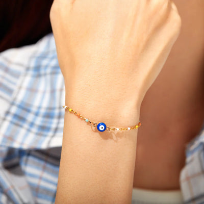 Beaded Evil Eye Bracele