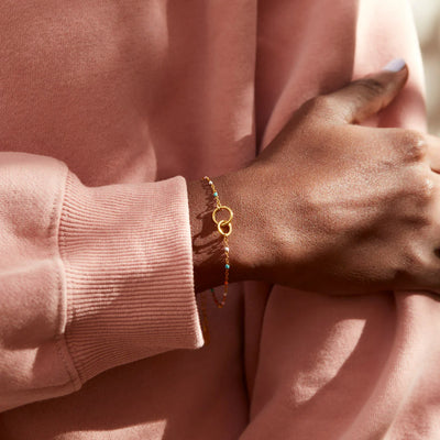 Elegant Gold & Silver Fashion Bracelet