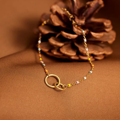 Elegant Gold & Silver Fashion Bracelet