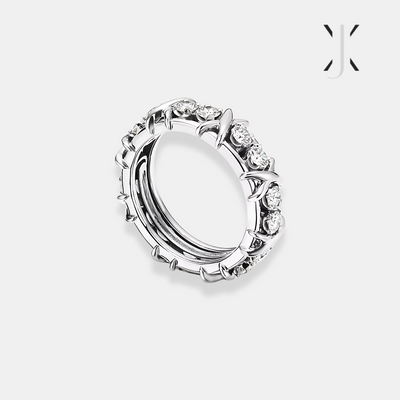 Silver Super Amphibole Ring