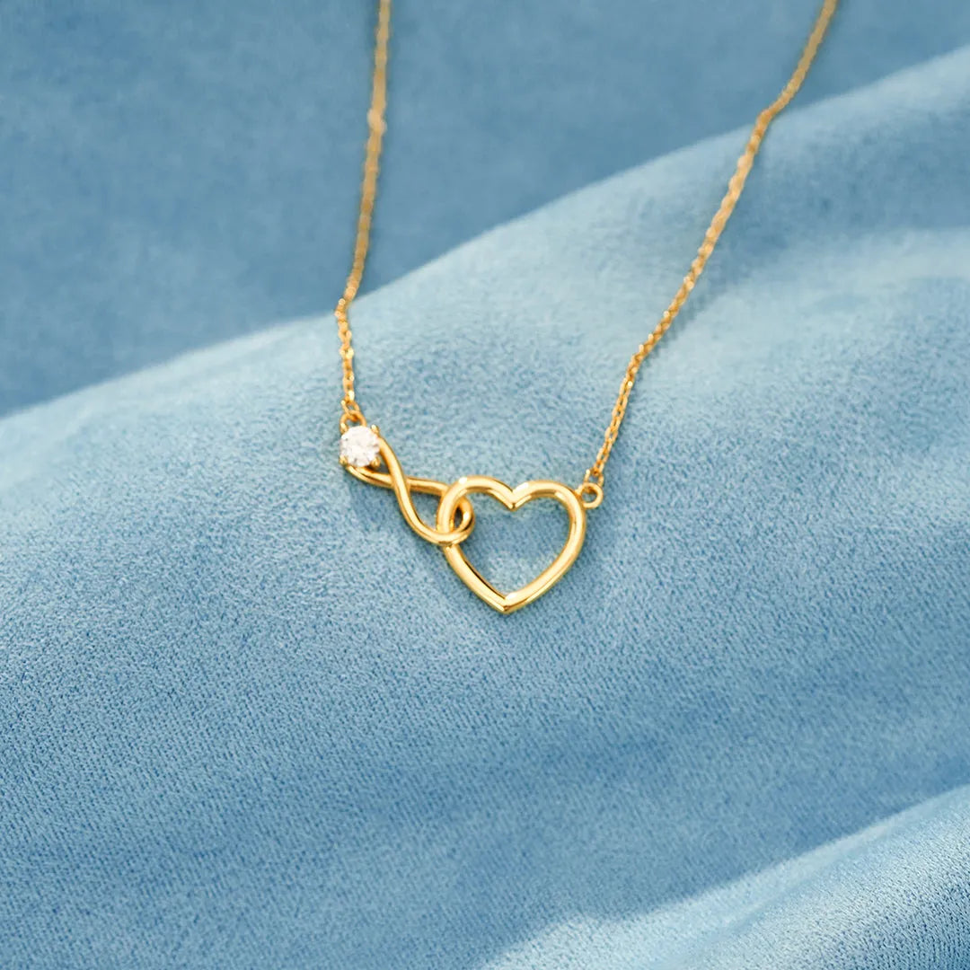 Infinity Love Heart Necklace