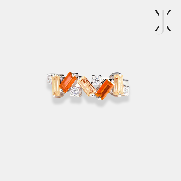 All Together Orange Band Ring
