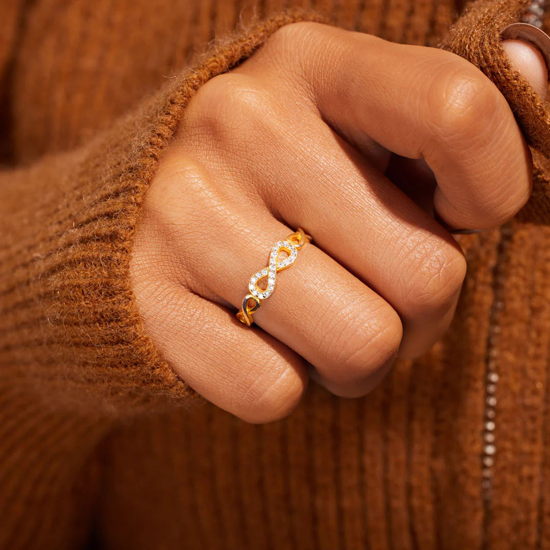 Anillo infinito navideño