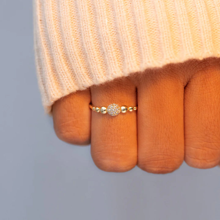 Pavé Sphere Ring