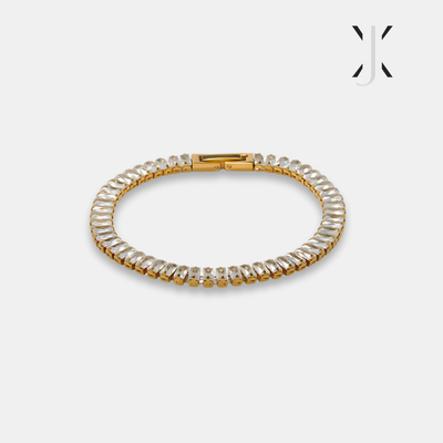 Pulsera de cadena con diamantes