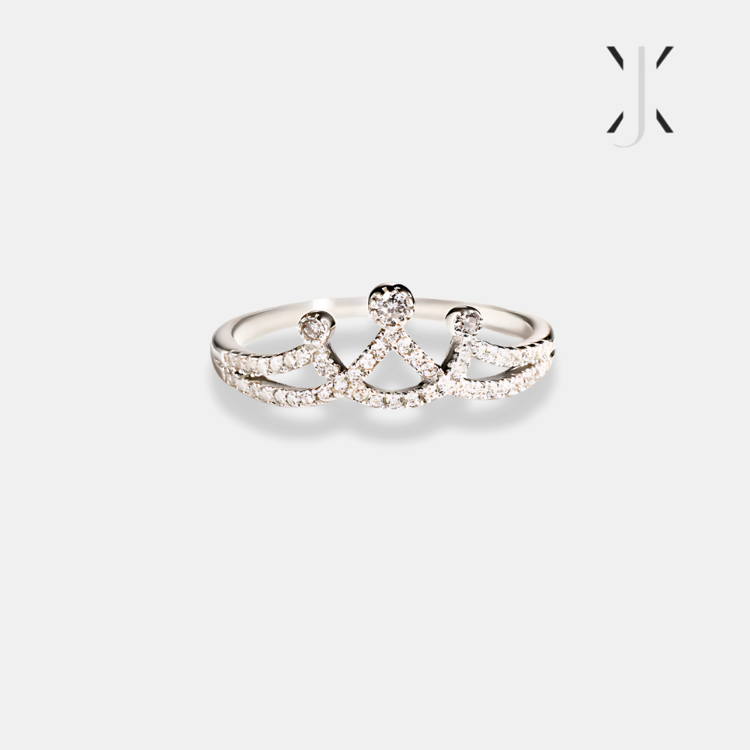 Silver Crown Ring