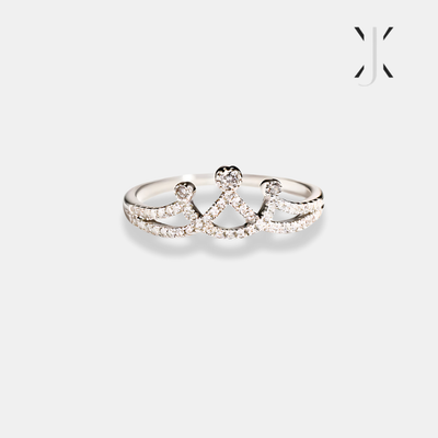 Silver Crown Ring