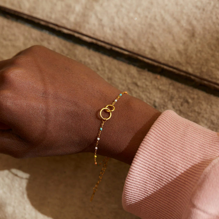 Elegant Gold & Silver Fashion Bracelet