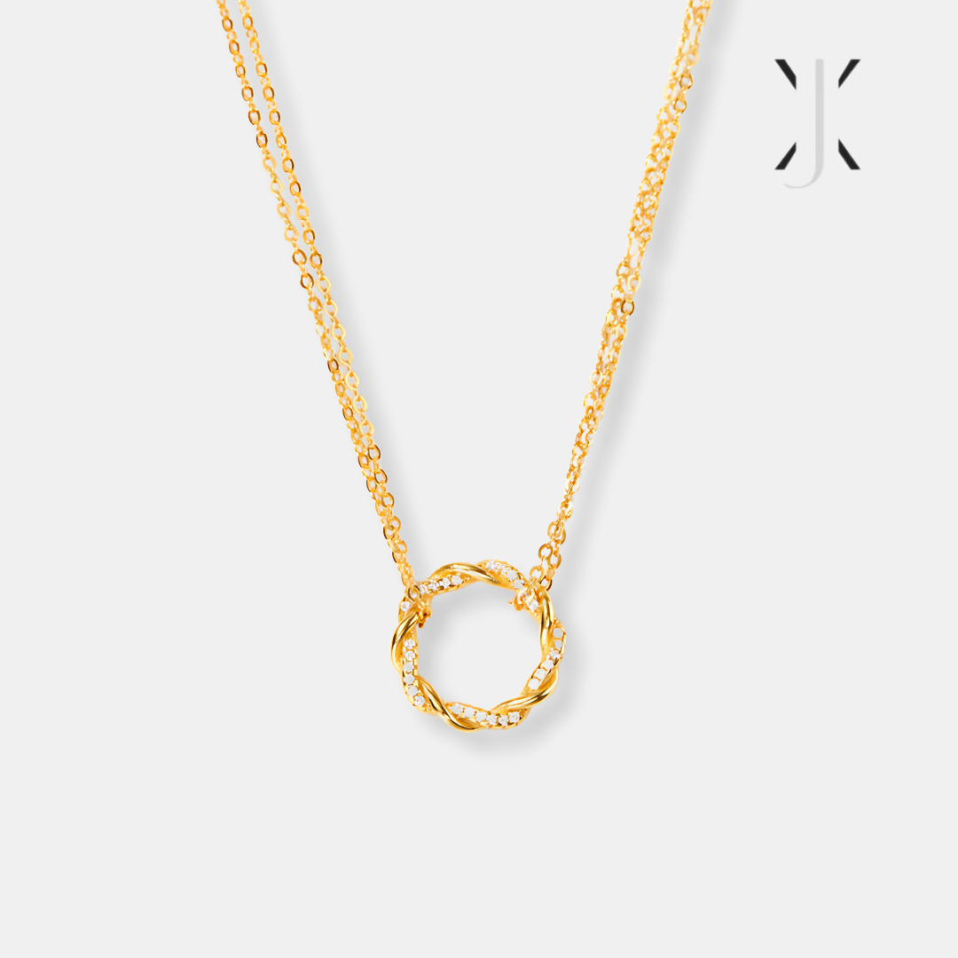 Twisted Nail Pendant Necklace