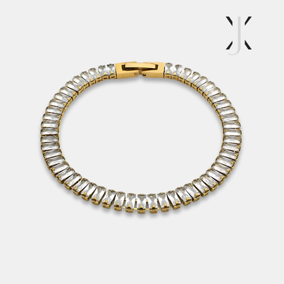 Pulsera de cadena con diamantes