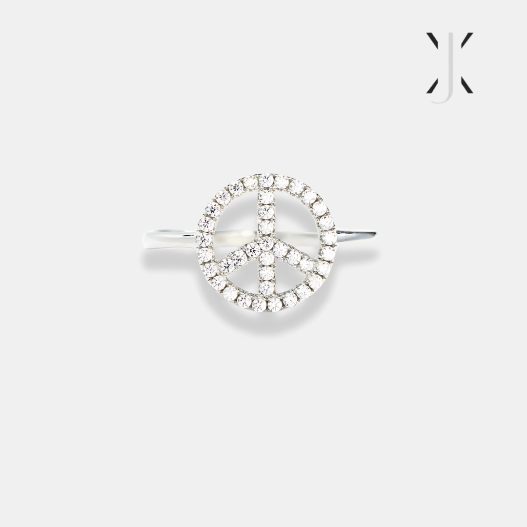 Hippie Hood Peace Ring
