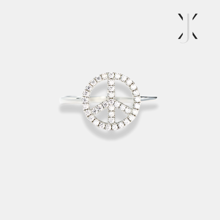 Hippie Hood Peace Ring