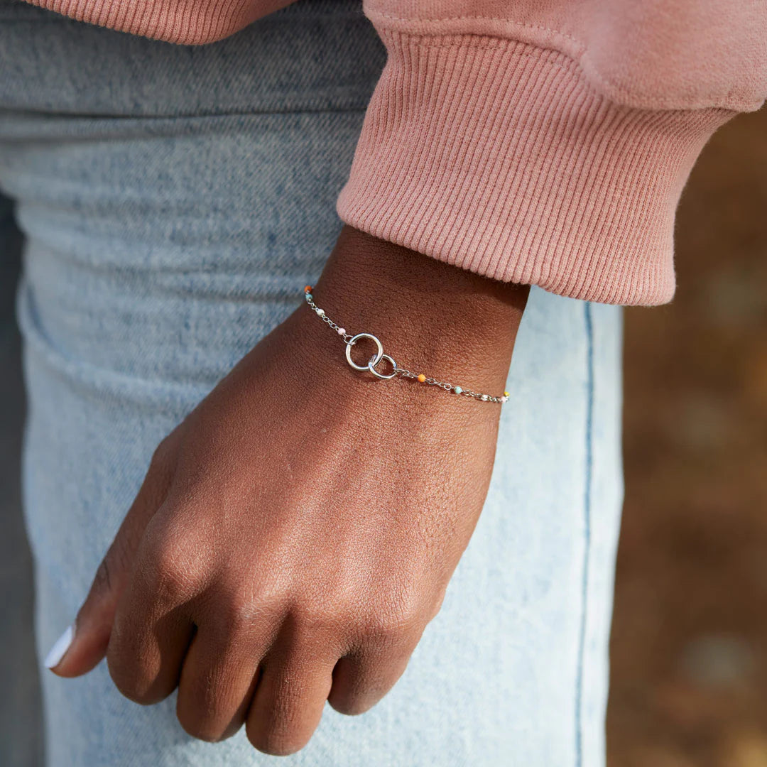 Elegant Gold & Silver Fashion Bracelet