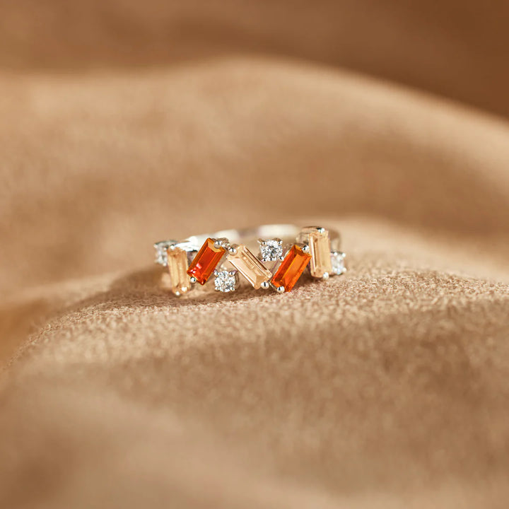 All Together Orange Band Ring