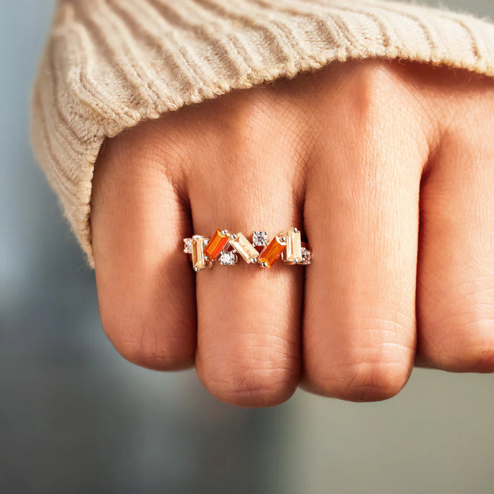 All Together Orange Band Ring