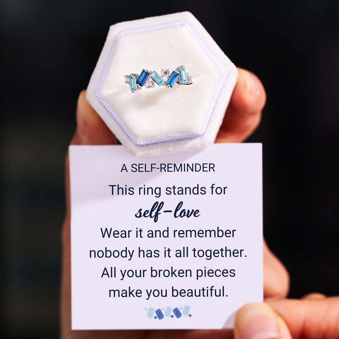 All Together Blue Band Ring