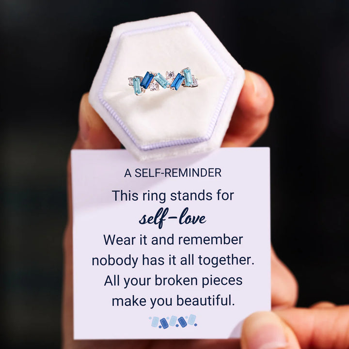 All Together Blue Band Ring