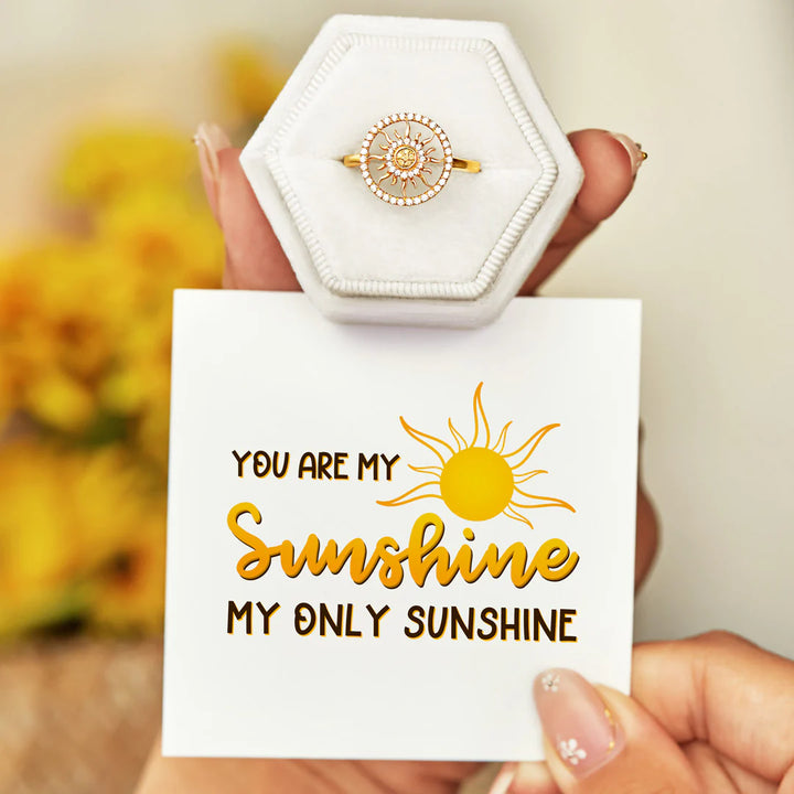 You Are My Sunshine Sun Ring