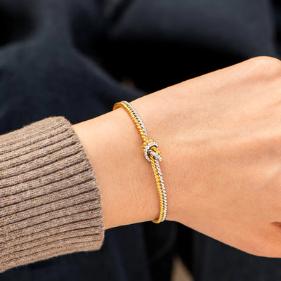 Two Strand Knot Bracelet