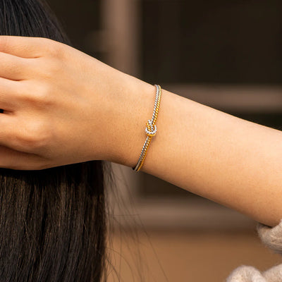 Two Strand Knot Bracelet