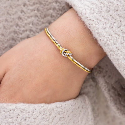 Two Strand Knot Bracelet