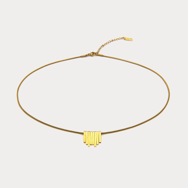 Gia Fan Pendant Necklace