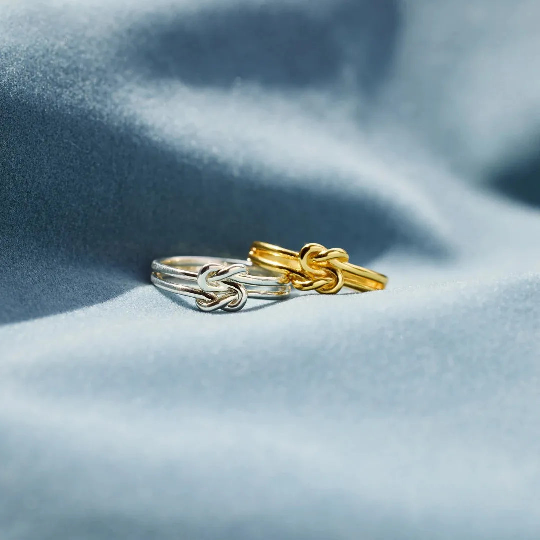 Elegant Double Knot Ring