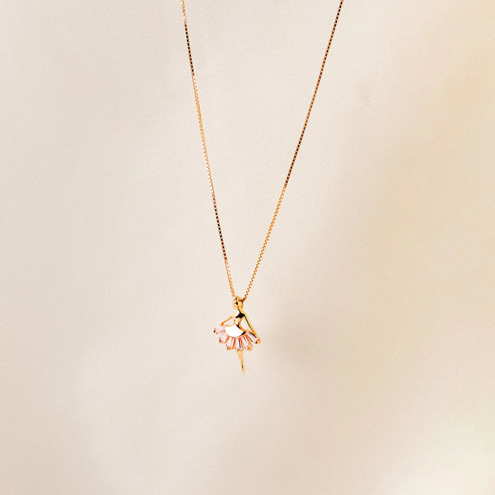 My Daughter Forever Ballerina Necklace