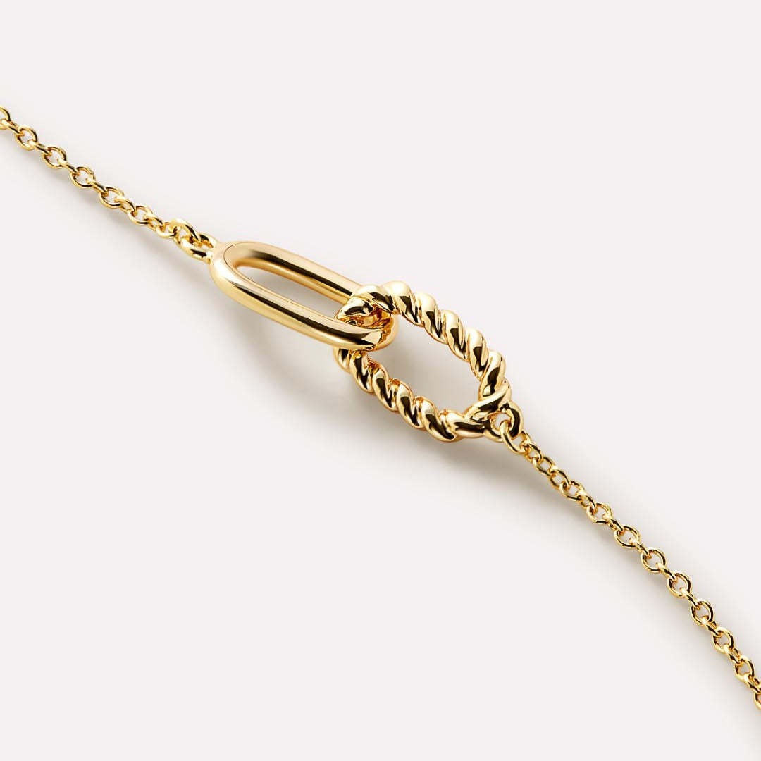 Double Ring Necklace