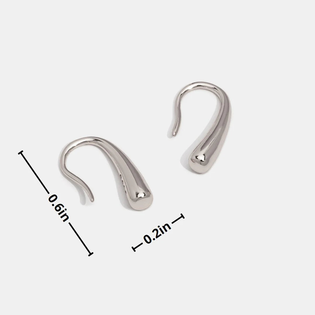 Francesca Water Drop Gold Earrings