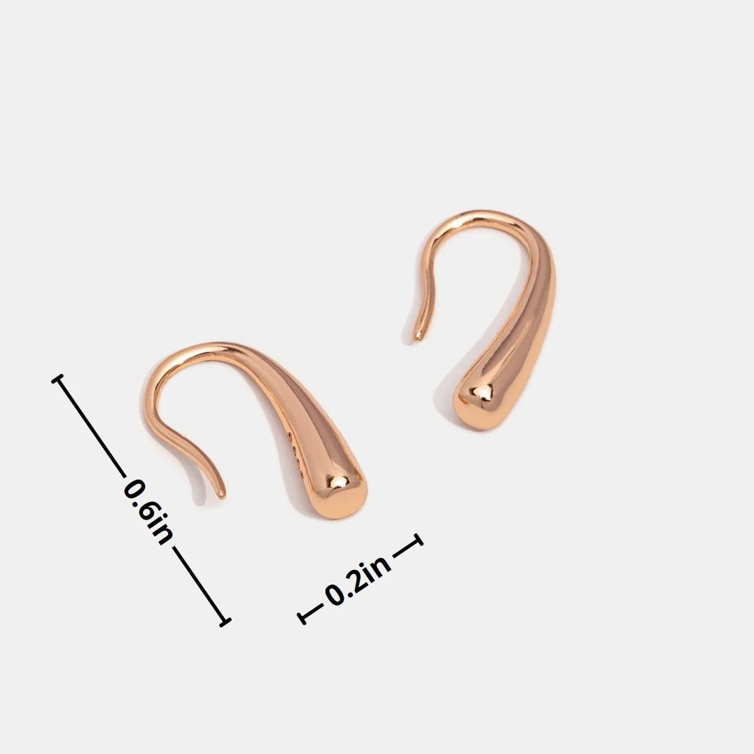 Francesca Water Drop Gold Earrings