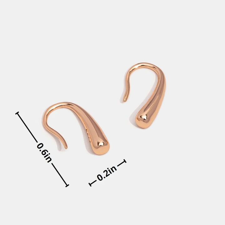 Francesca Water Drop Gold Earrings