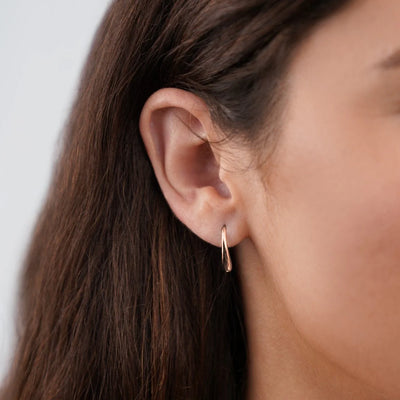 Francesca Water Drop Gold Earrings